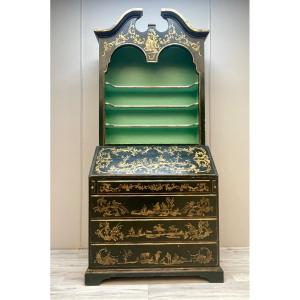 bureau scriban en laque de style Louis XIV 