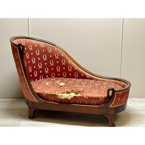 Empire Period Mahogany Chaise Longue