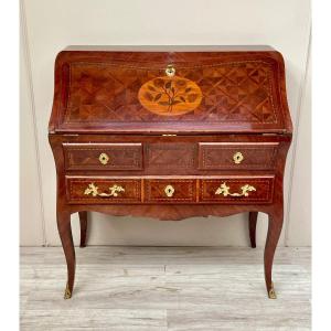 Louis XV Sloping Desk In Marquetry 