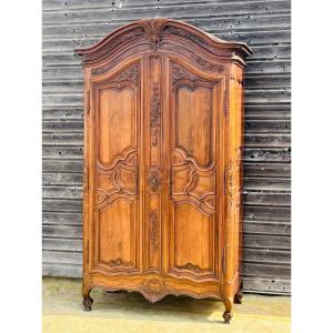 Large Lyon Walnut Cabinet From The 18th Century 