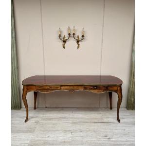 Louis XV Style Desk, 19th Century 