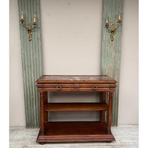 Console en noyer d’époque XIX éme