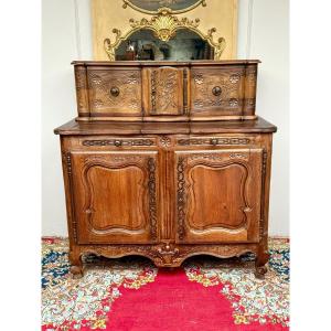 Buffet glissant provençal d’époque louis xv 18 ème siècle