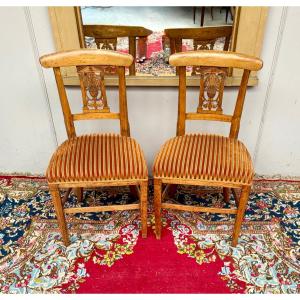 Pair Of 18th Century Directoire Chairs