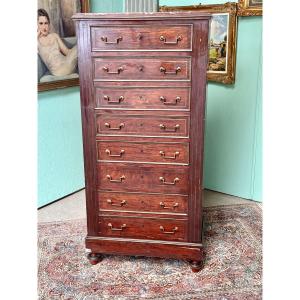 Louis XVI-style Chest Of Drawers With Writing Desk