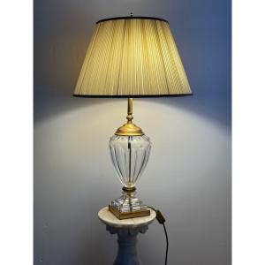 Glass And Bronze Lamp From The Carlton Hotel In Cannes