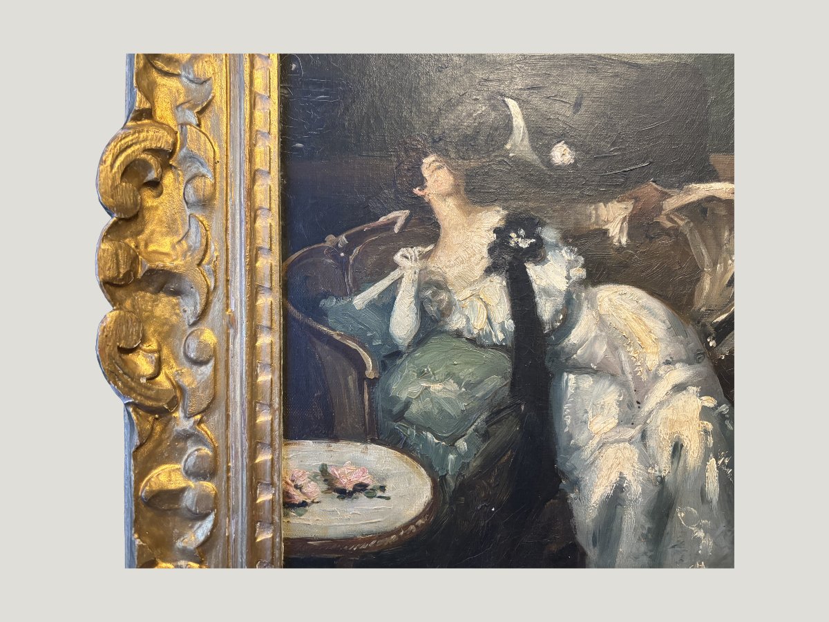 Le vertige, huile sur toile vers 1903-photo-2