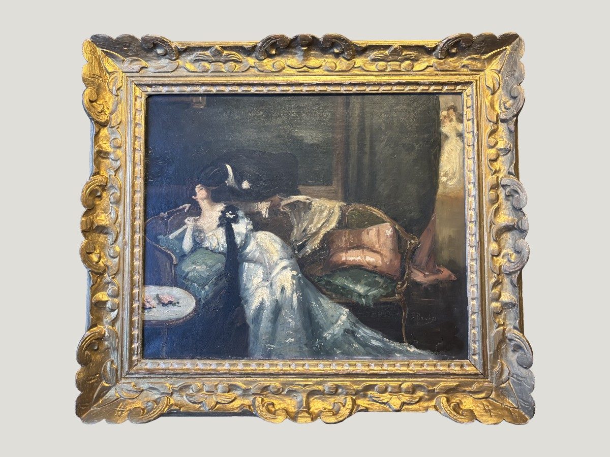 Le vertige, huile sur toile vers 1903