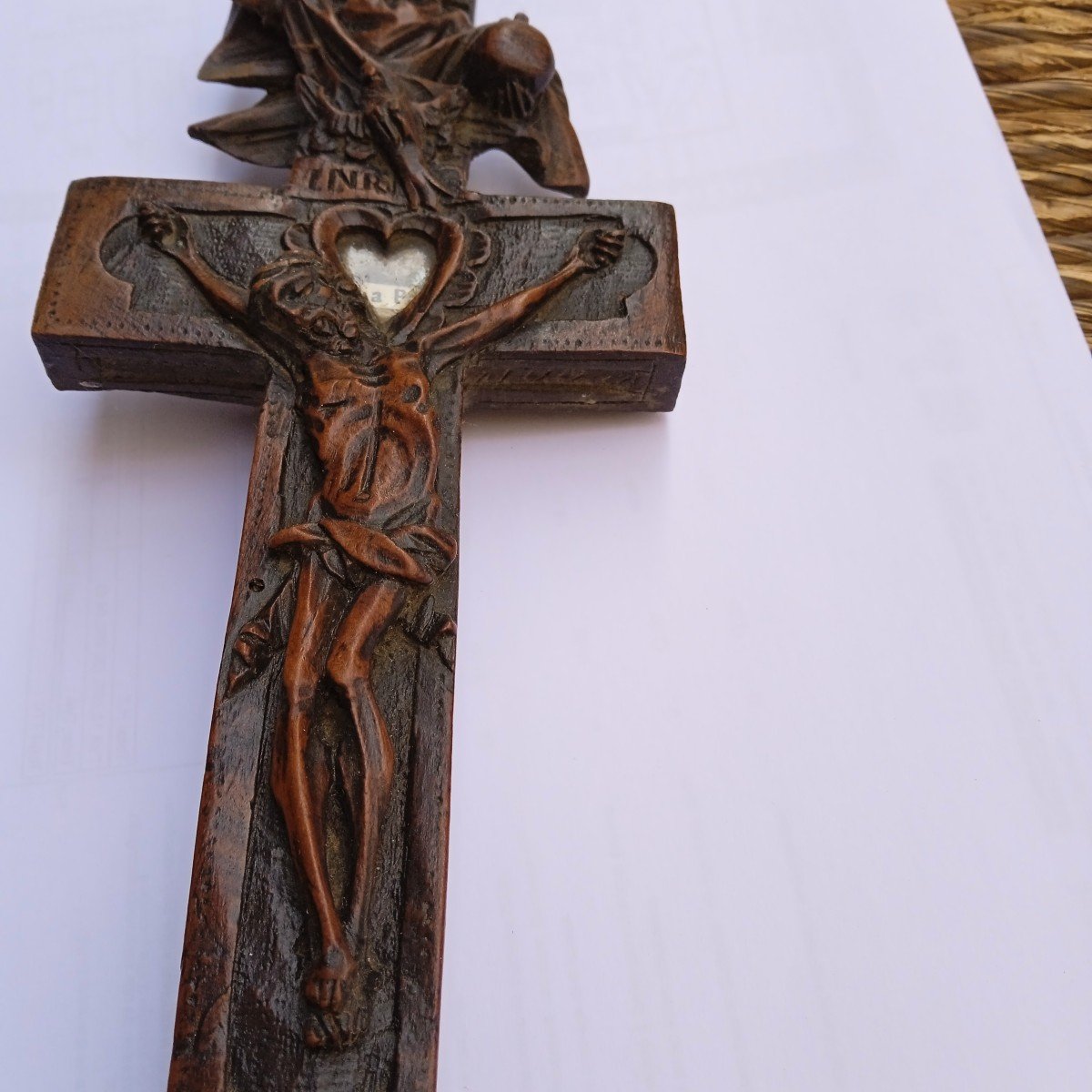 Wooden Cross Forming Reliquary End XVIII-photo-8