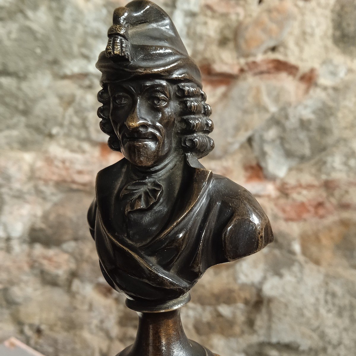 Voltaire Et Rousseau Bustes En Bronze XIX-photo-3