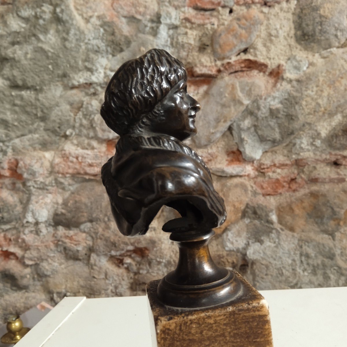 Voltaire Et Rousseau Bustes En Bronze XIX-photo-5