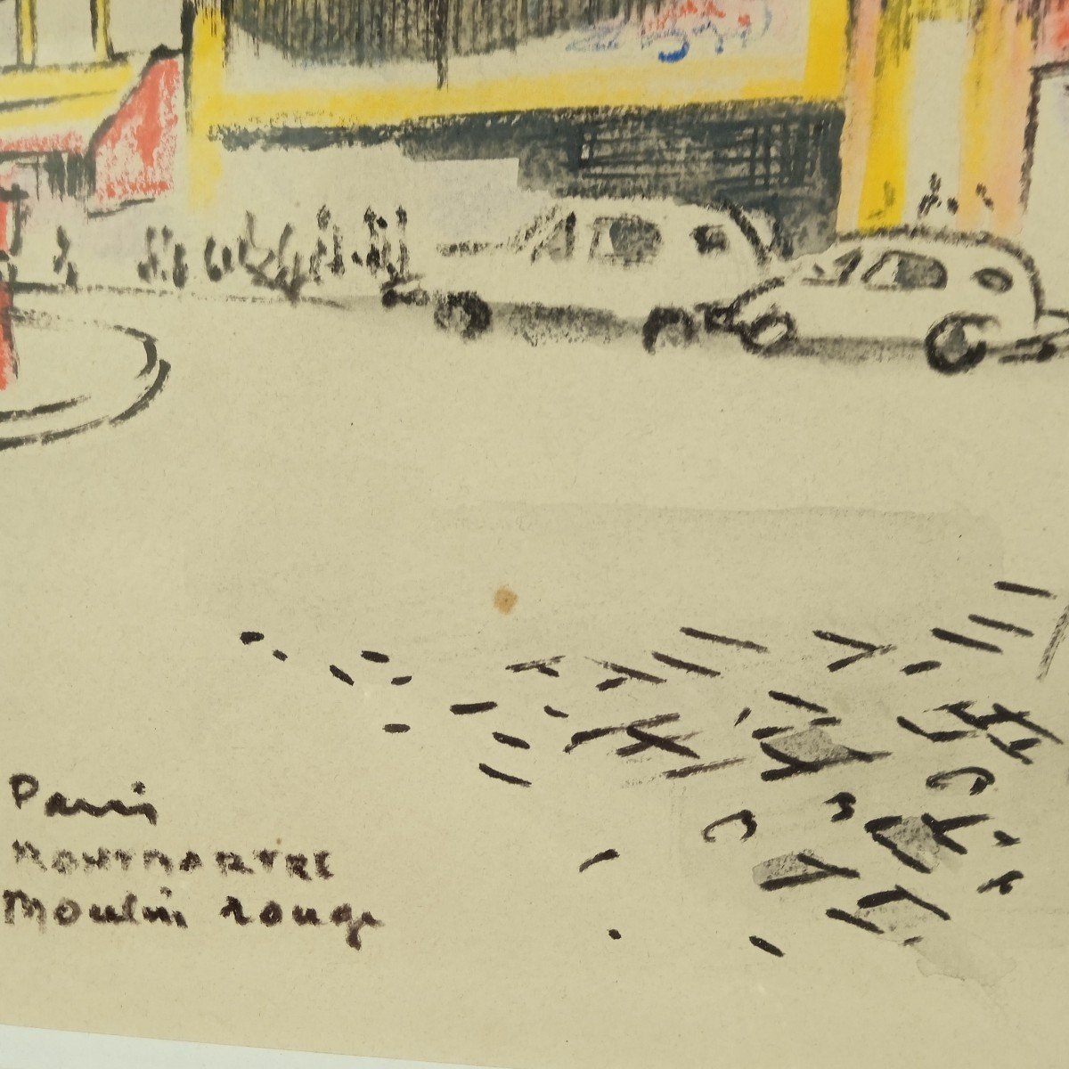 Pasquier francis 1901  1969  "paris le moulin rouge"-photo-4