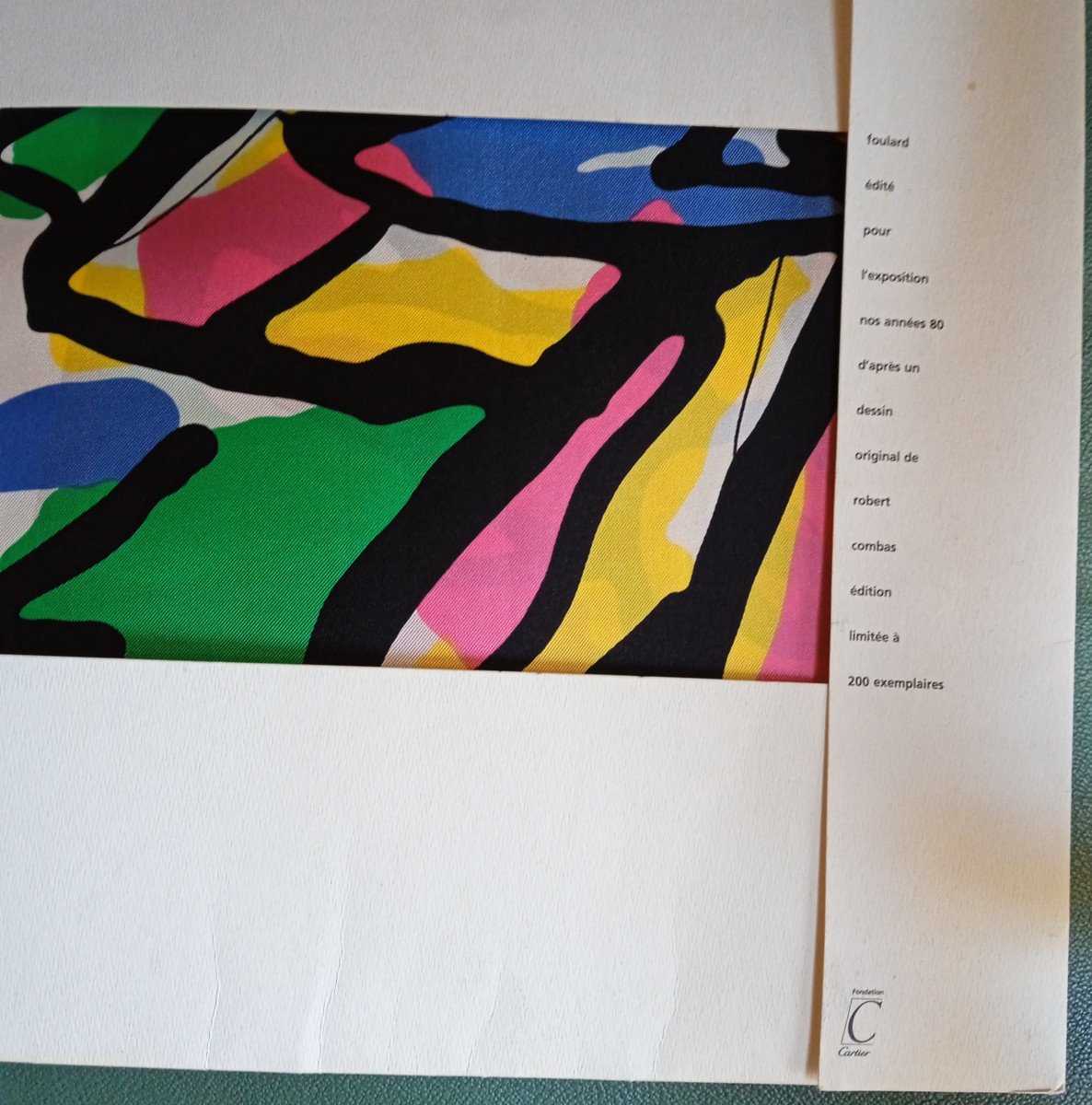 Robert Combas  Foulard En Soie-photo-1