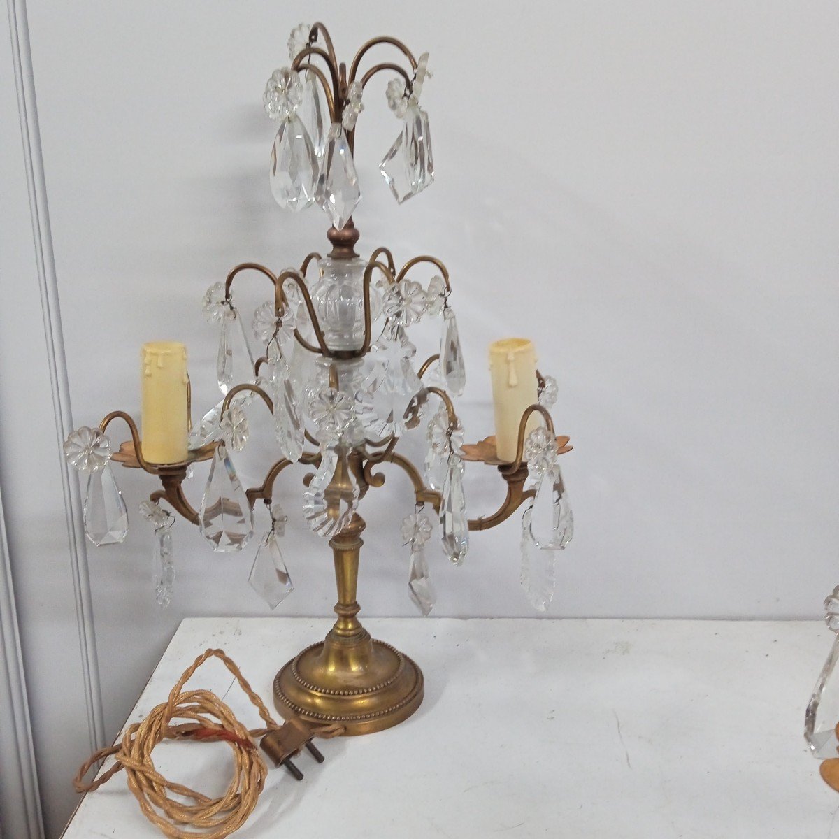 Paire De Girandoles De Style Louis XVI époque XX-photo-3