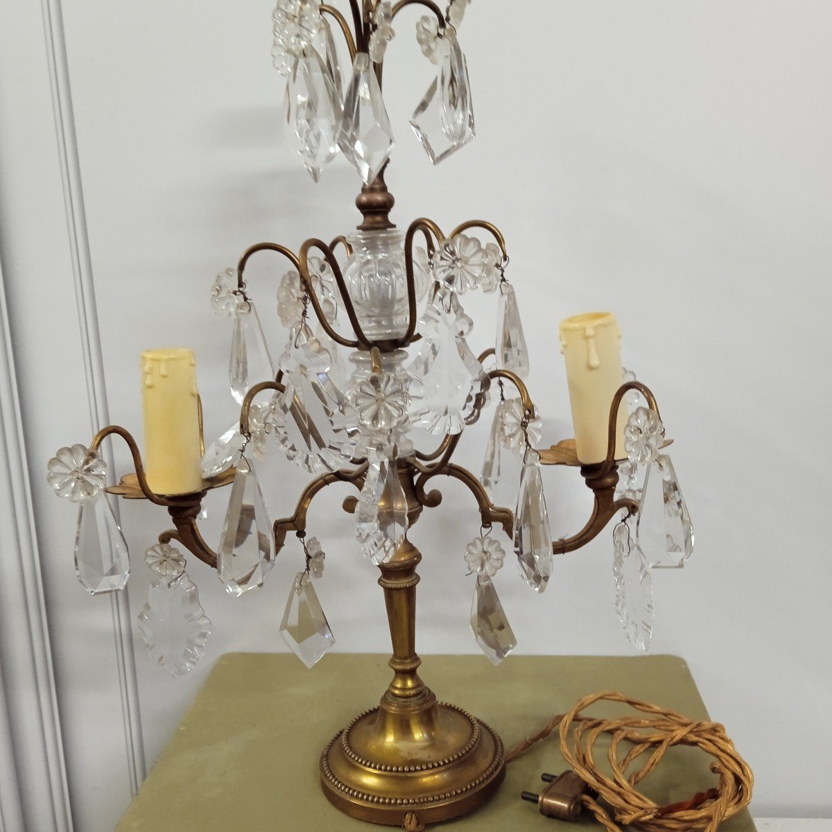 Paire De Girandoles De Style Louis XVI époque XX-photo-2