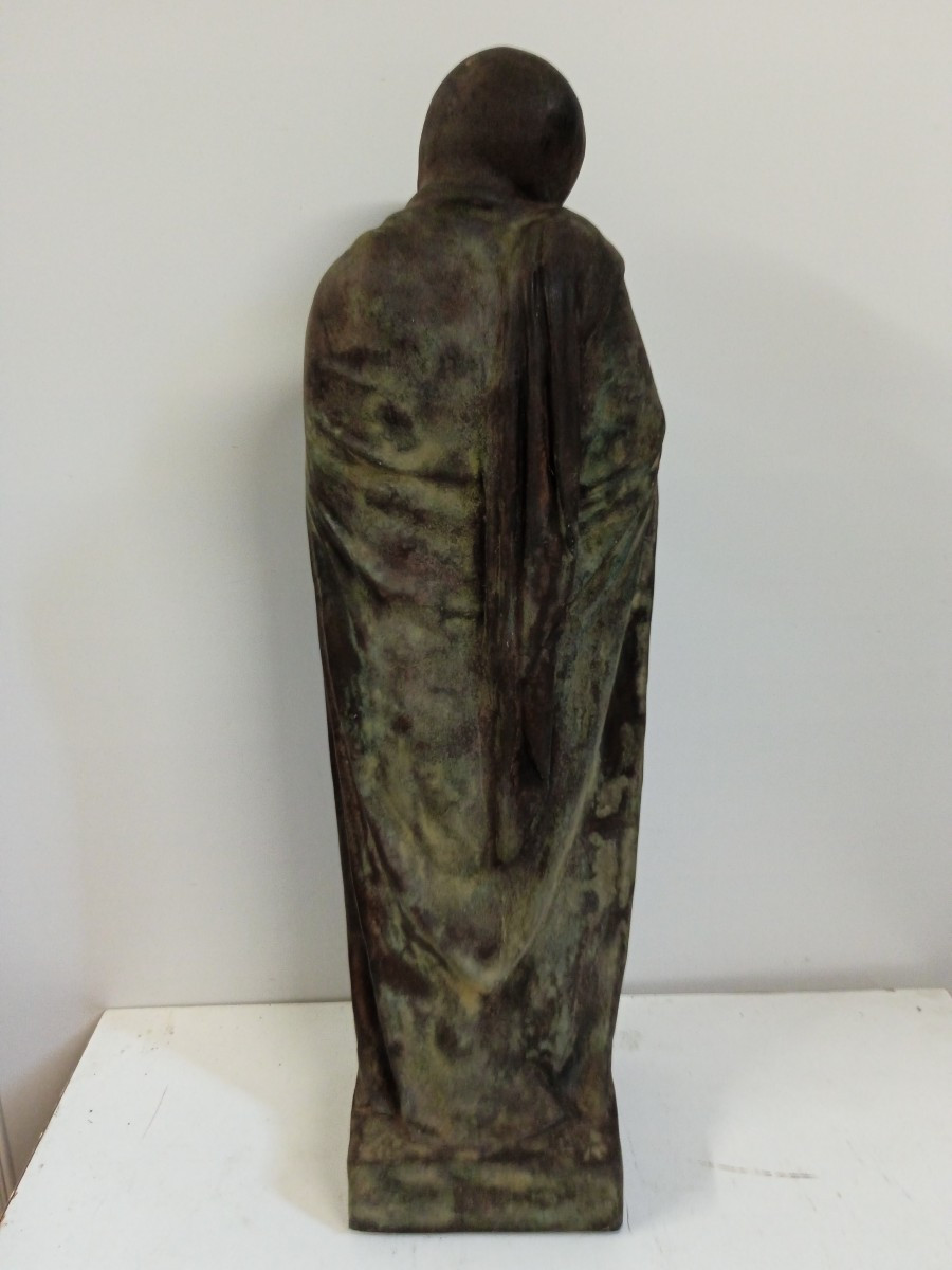 Gustave VIOLET  1873 1952 /; " maternitat divina " terre cuite circa 1905-photo-3