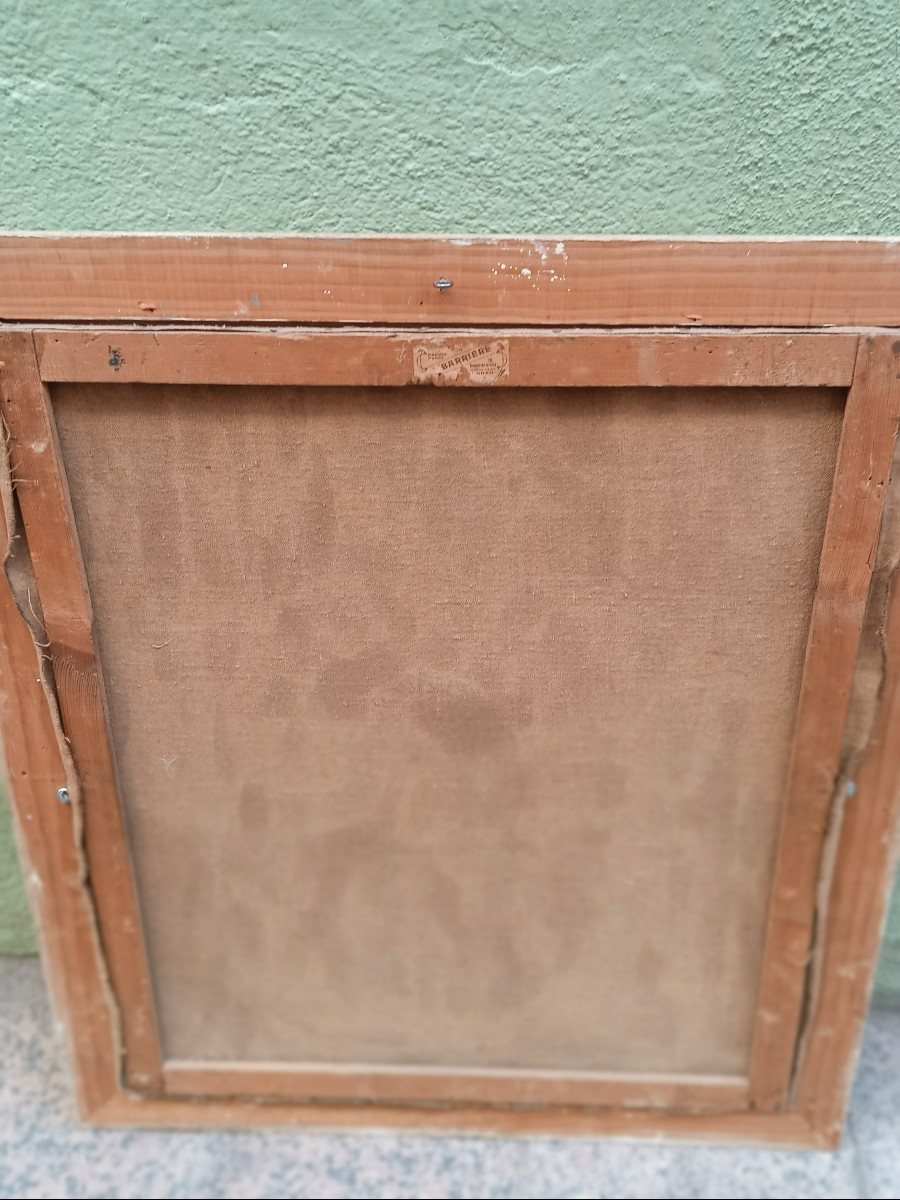 Maurice Soudan  ( 1878  1948 ) : " bouquet de fleurs à la cruche "-photo-2