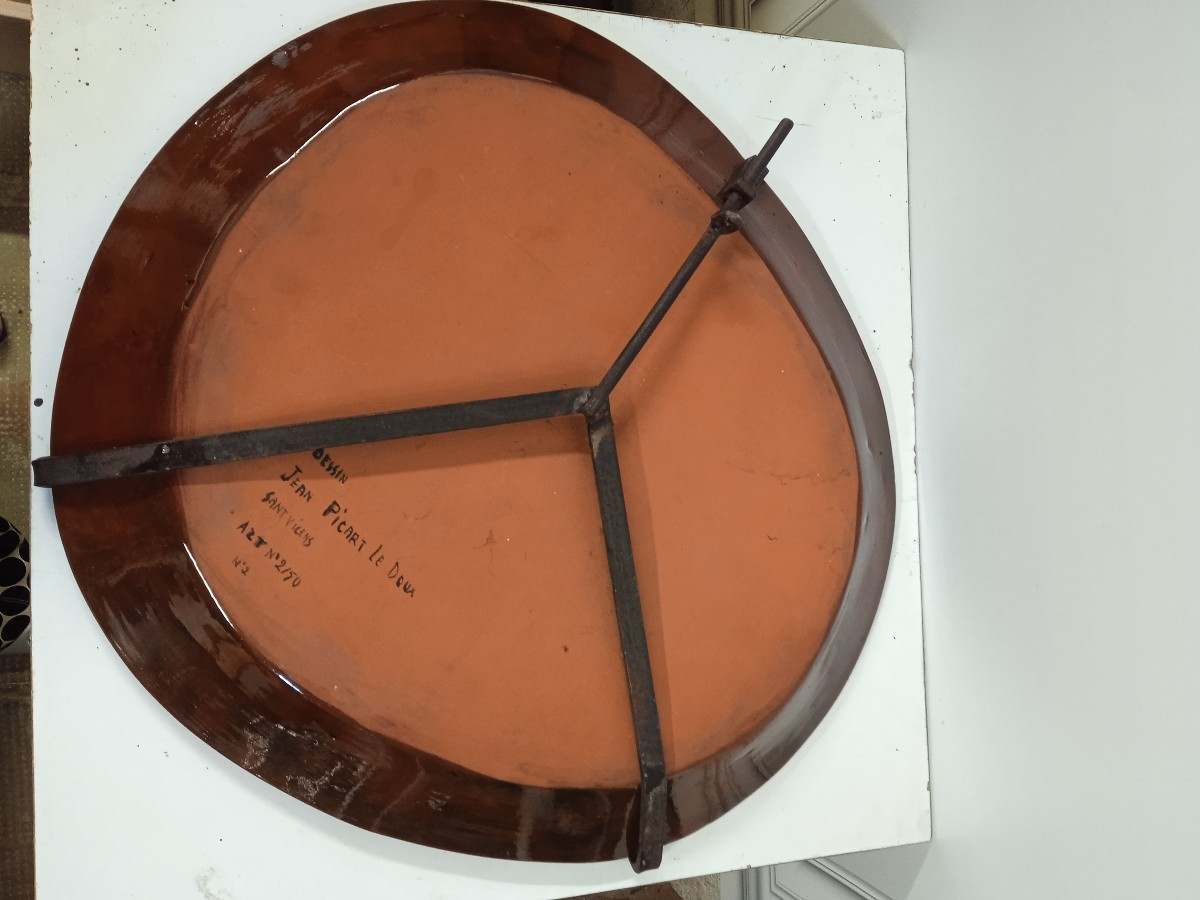 Picart Le Doux Jean (1902-1982) Large Oblong Dish-photo-2