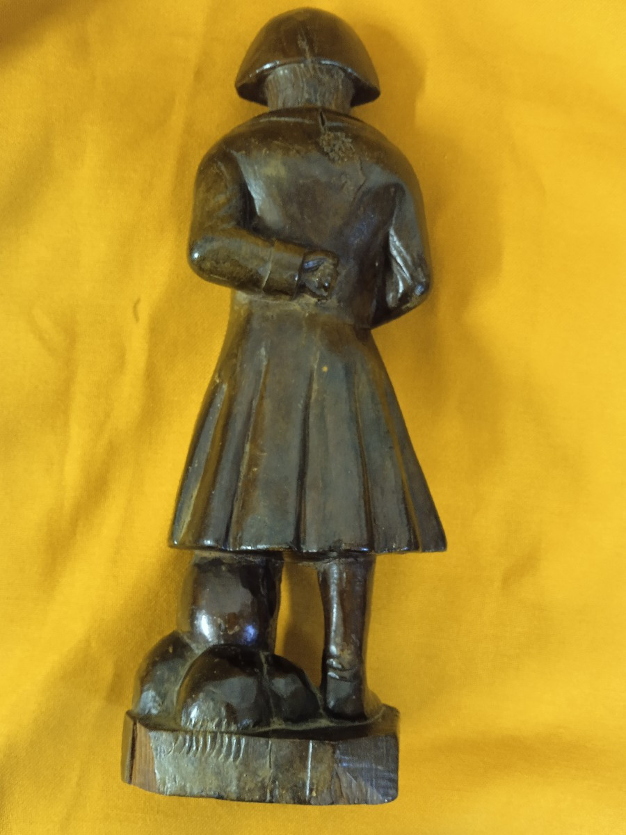 Napoléon I  art populaire bois milieu XIX-photo-3