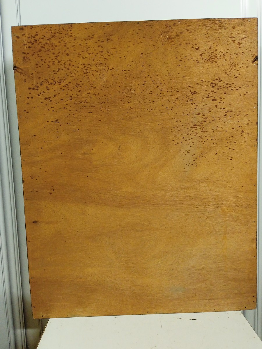 Framing In Honor Of A Cork Maker Folk Work Mid 20 Century-photo-4