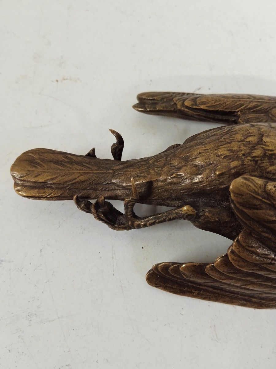 H Risch Bronze  Paperweight Bird-photo-2