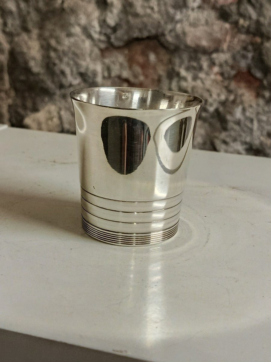 timbale argent massif minerve premier titre  " Tetard frères"-photo-4