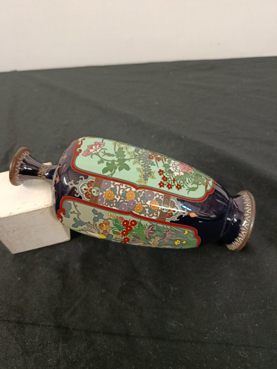 petit vase cloisonné japon ère meiji fin XIX début XX-photo-2