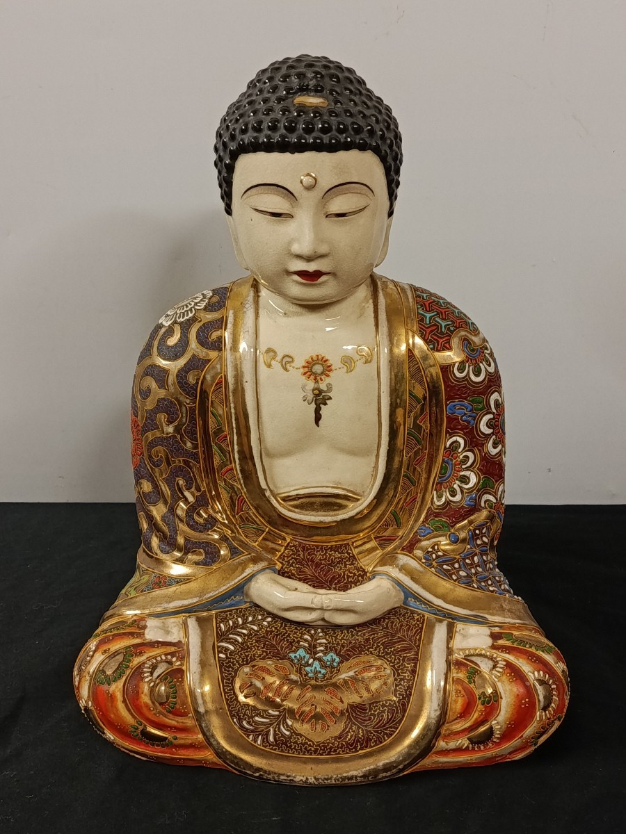 boudha en céramique japon satsuma    XX