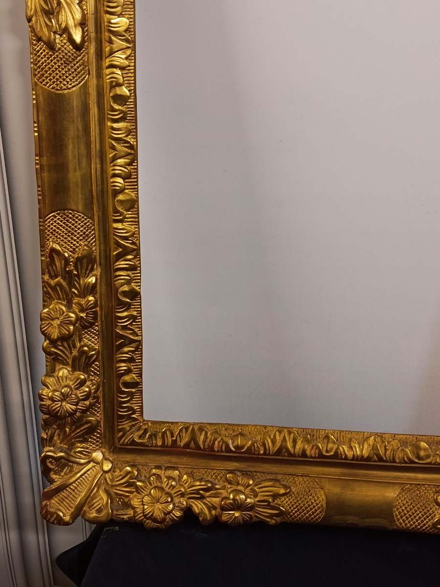 18 Century Louis XV Period Giltwood Frame-photo-3