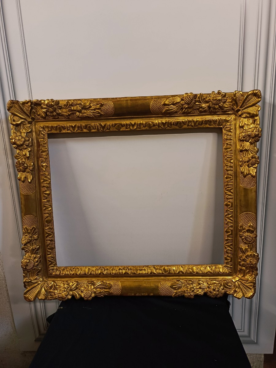 18 Century Louis XV Period Giltwood Frame-photo-4