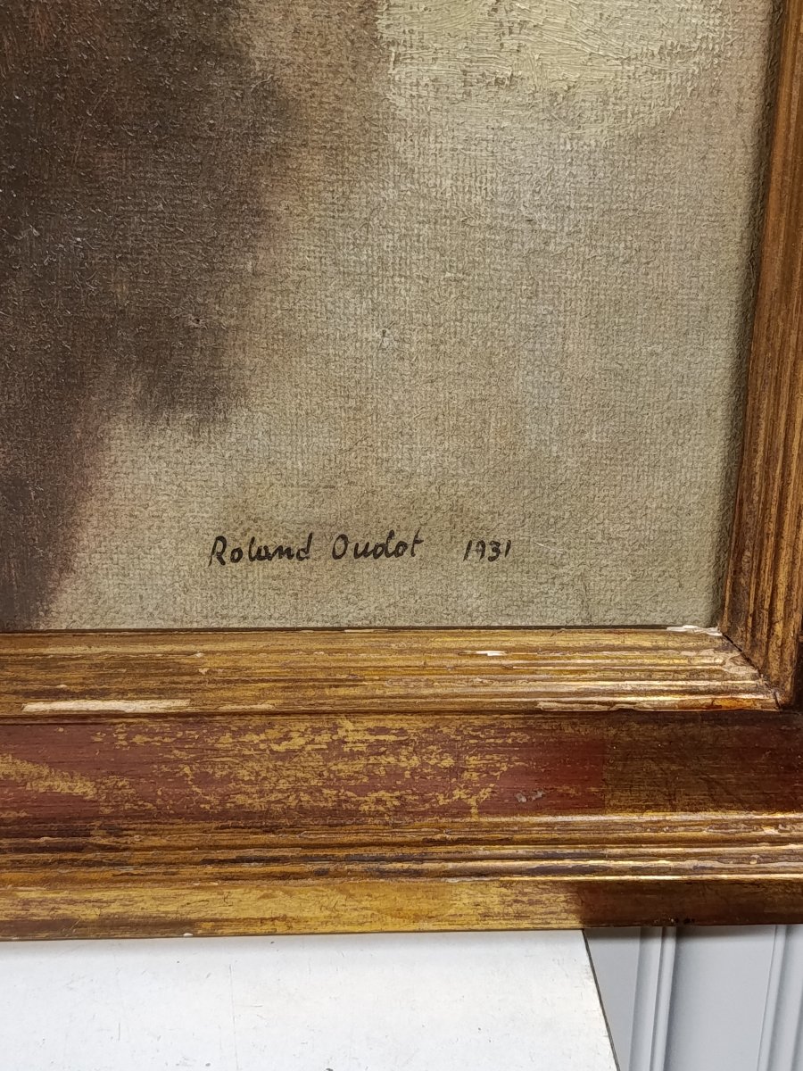 Roland Oudot (1897 1981 Nude Oil On Canvas-photo-3