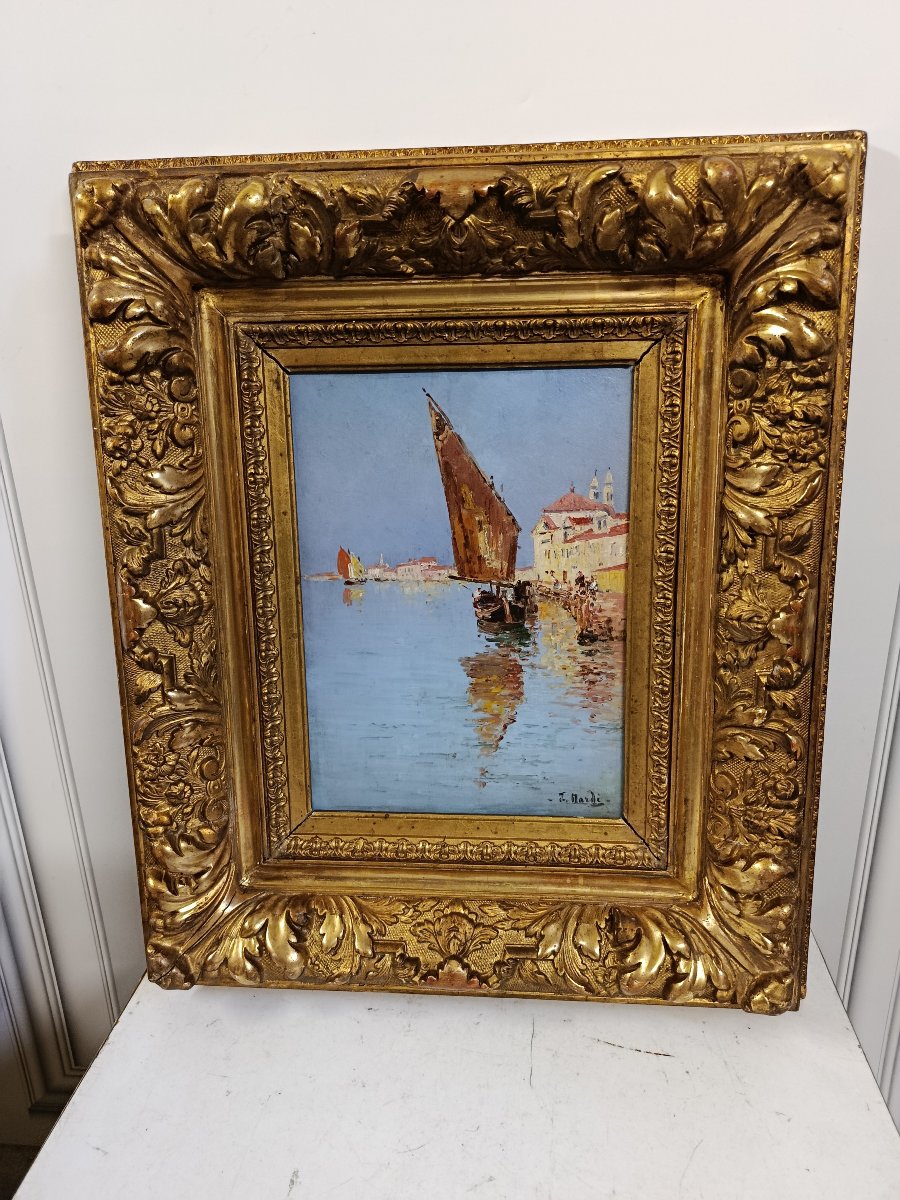 NARDI  François  (  1861  1935 ) : " marine "-photo-2