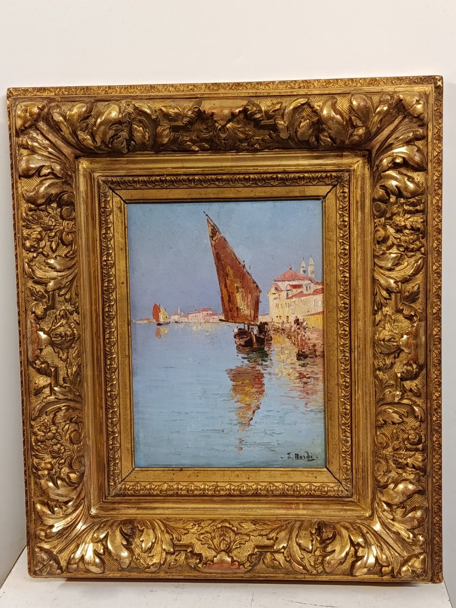 NARDI  François  (  1861  1935 ) : " marine "