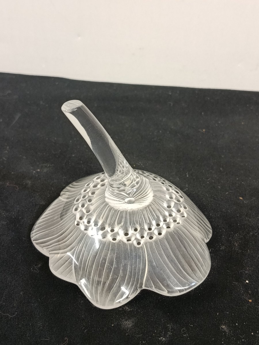 LALIQUE  " anémone " cristal-photo-2
