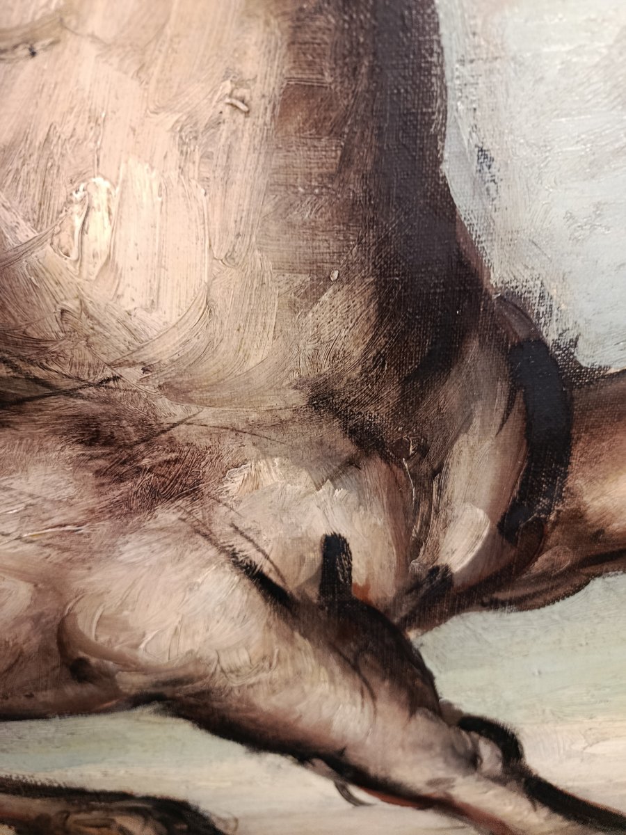 FRANZ PRIKING  ( 1929  1979 ) huile sur toile-photo-3