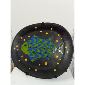 Picart Le Doux Jean (1902-1982) Large Oblong Dish