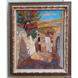 Aujame Jean ( 1905 1965 )landscape Dated 49