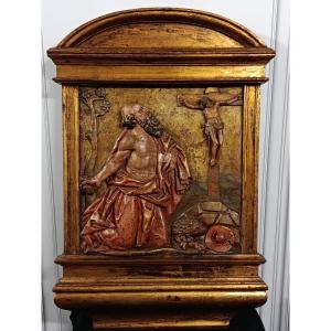 Saint Jerome, 16th-century Altarpiece Panel