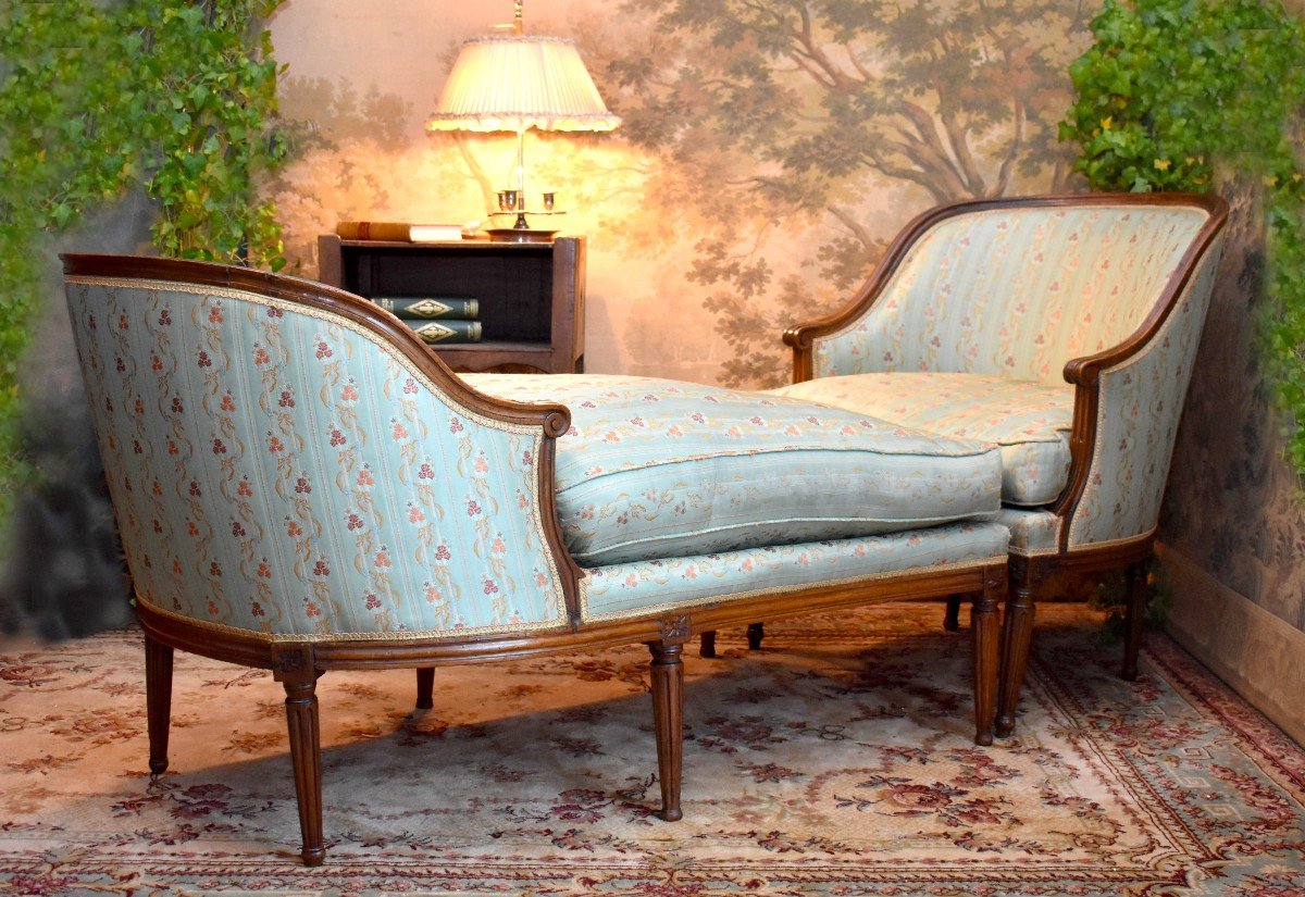 Broken Duchess Of The Louis XVI Period, Broken Duchess Known As "en Gondole", 18th Century Period-photo-2