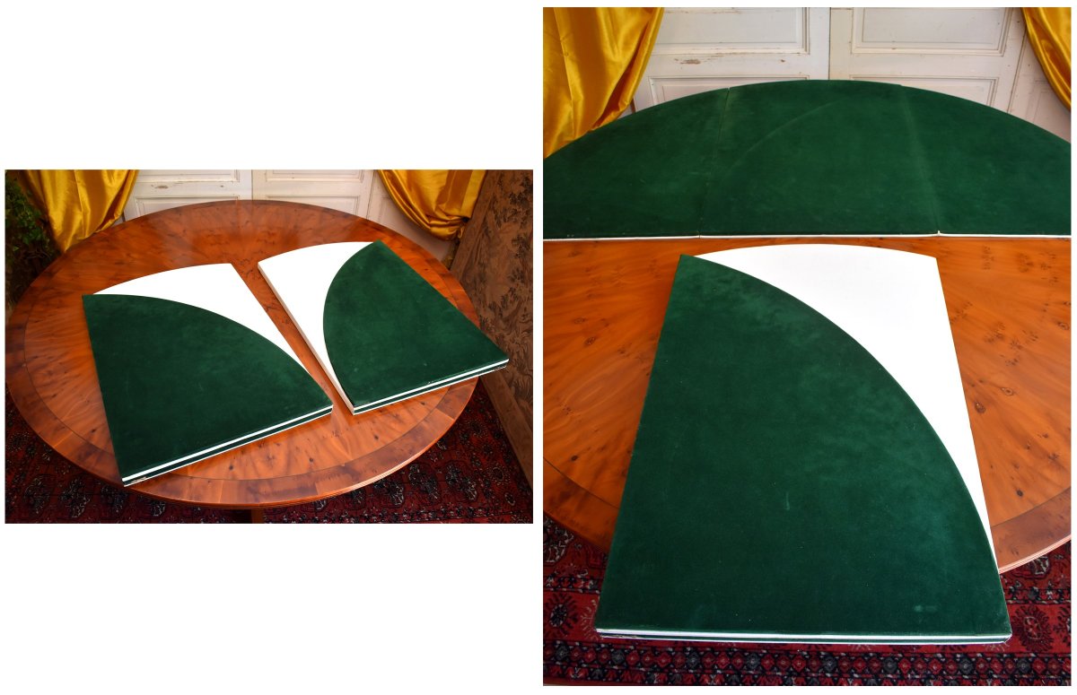 Important Dining Table Forming A Games Table, Gueridon, England, Mid 20th Century-photo-3