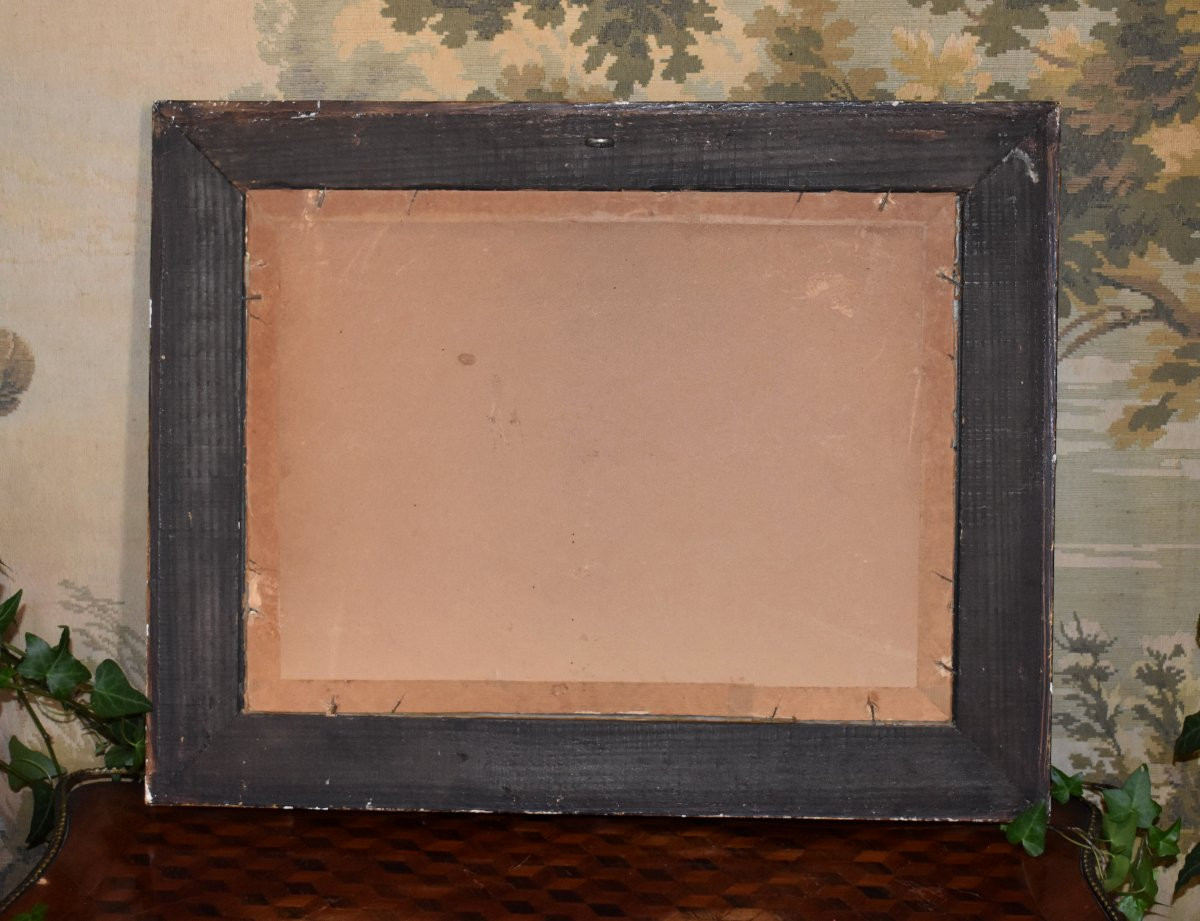 Isidore Rosenstock (1880-1956), Framed Watercolor, Bouquet Of Roses On Entablature-photo-8