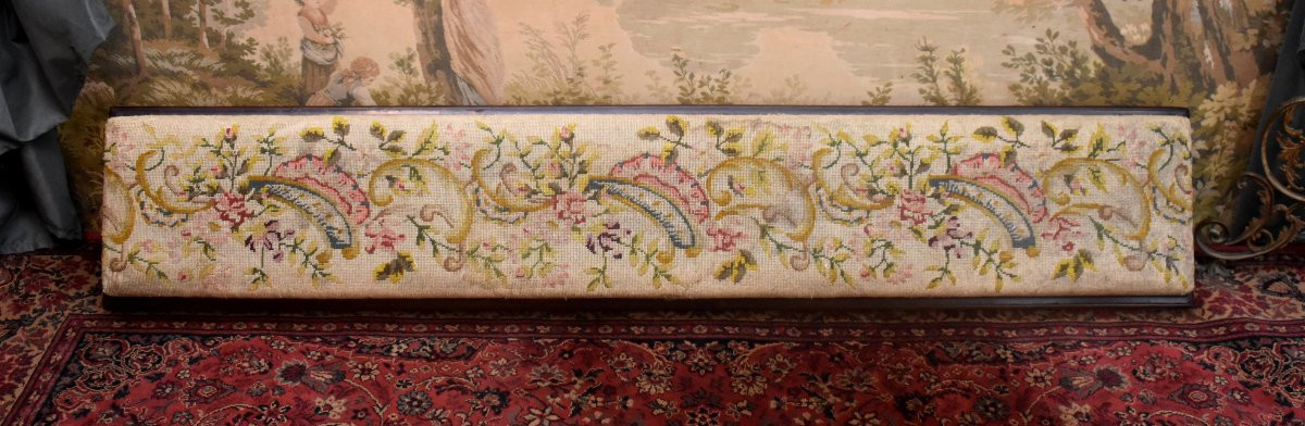 Large Footrest For Bench Or Sofa, Foot Bench, Napoleon III Period, 19th Century-photo-3
