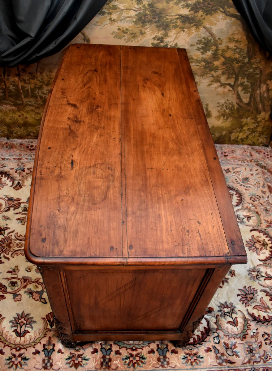 Rhône Valley, Lyonnaise Chest Of Drawers, Regency Period, Lyon, Early 18th Century-photo-6