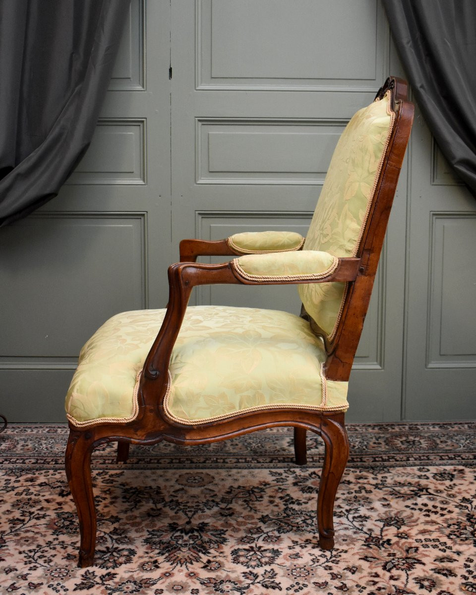 Regency Period Armchair With High Back, Early 18th Century-photo-4