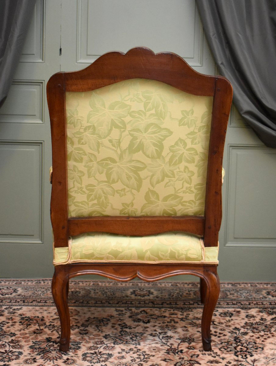 Regency Period Armchair With High Back, Early 18th Century-photo-1