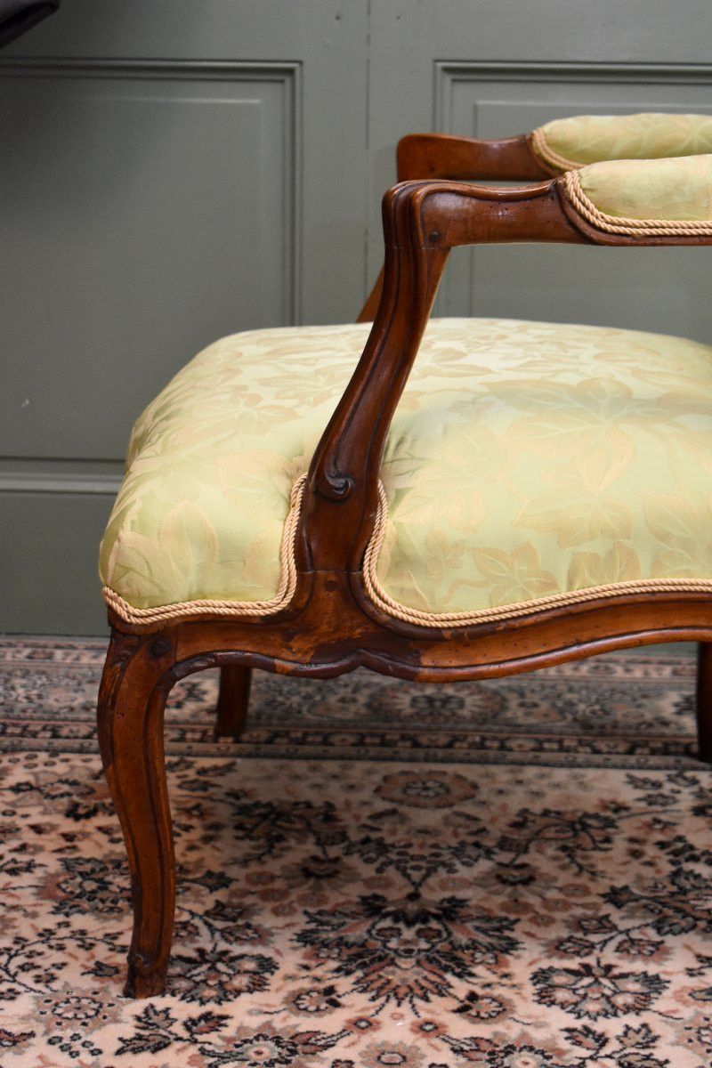 Regency Period Armchair With High Back, Early 18th Century-photo-3