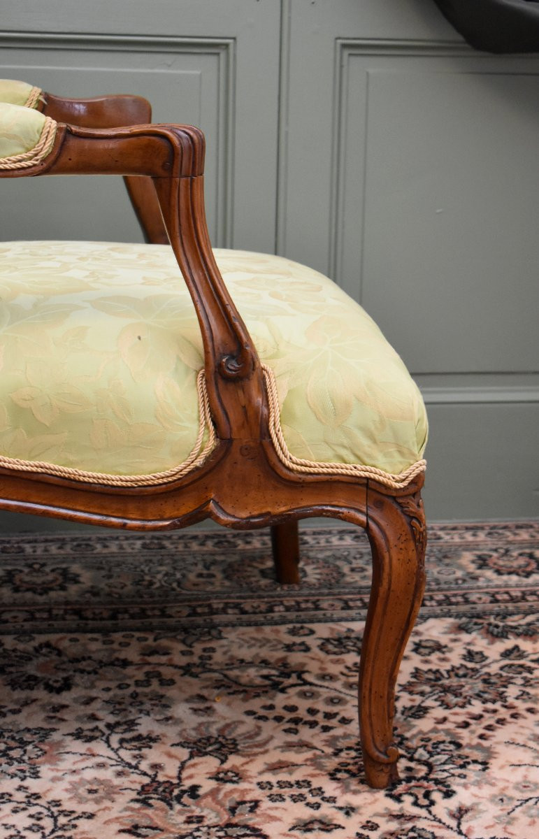 Regency Period Armchair With High Back, Early 18th Century-photo-4