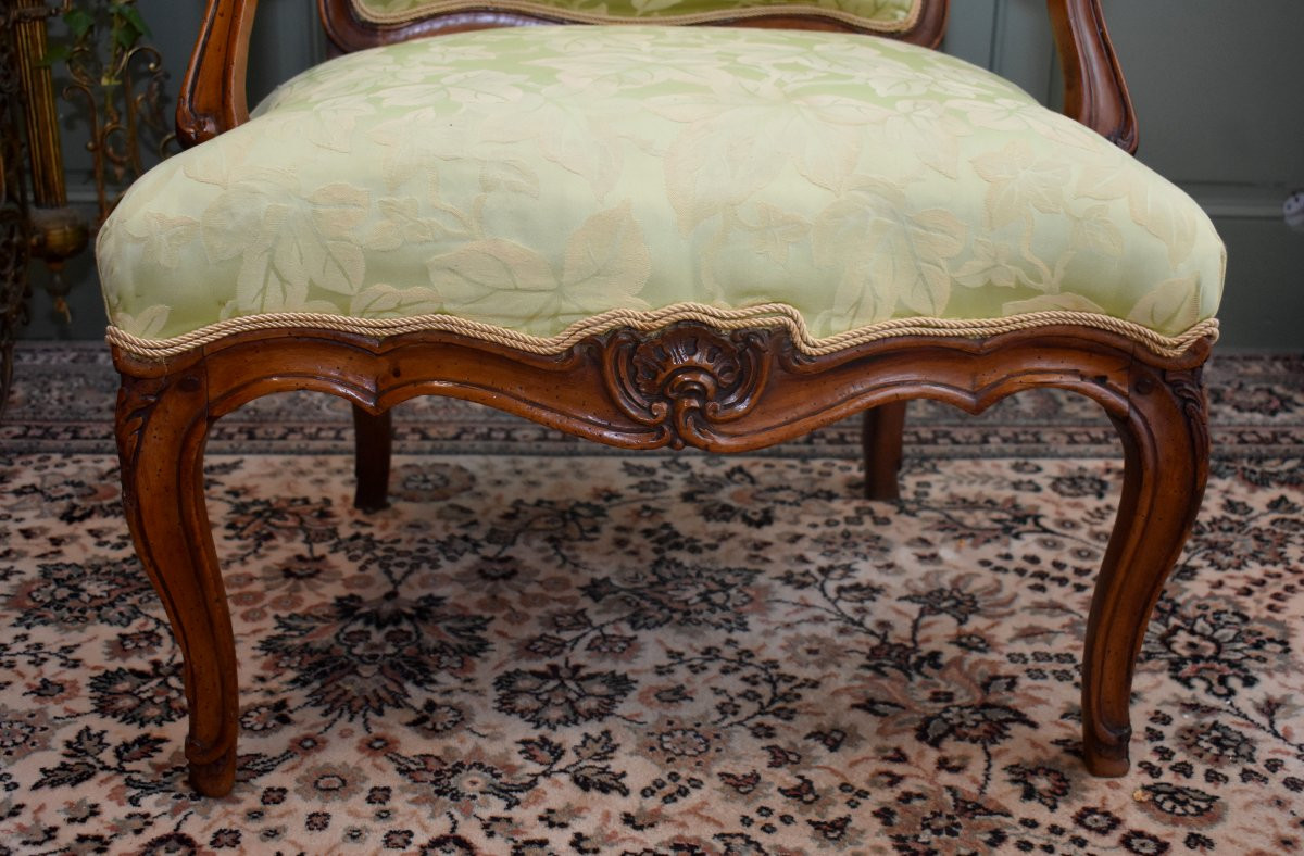 Regency Period Armchair With High Back, Early 18th Century-photo-5