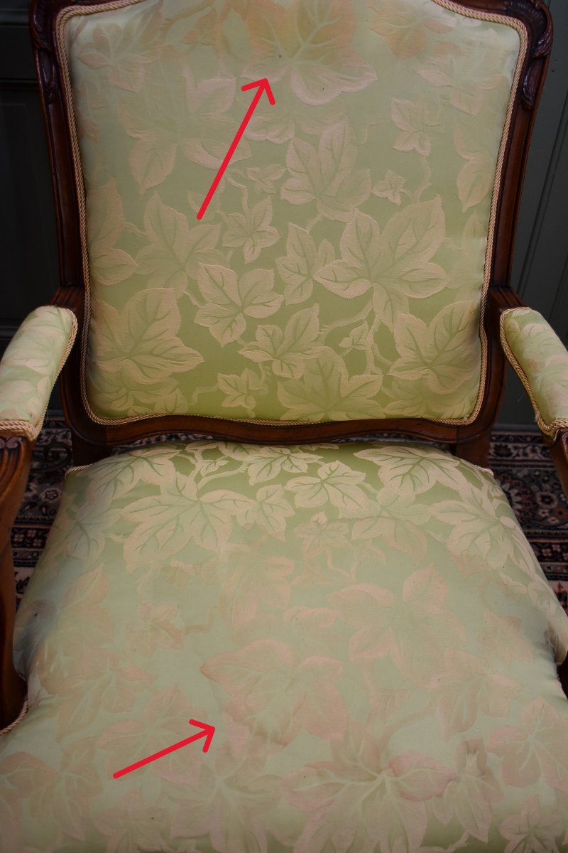 Regency Period Armchair With High Back, Early 18th Century-photo-7