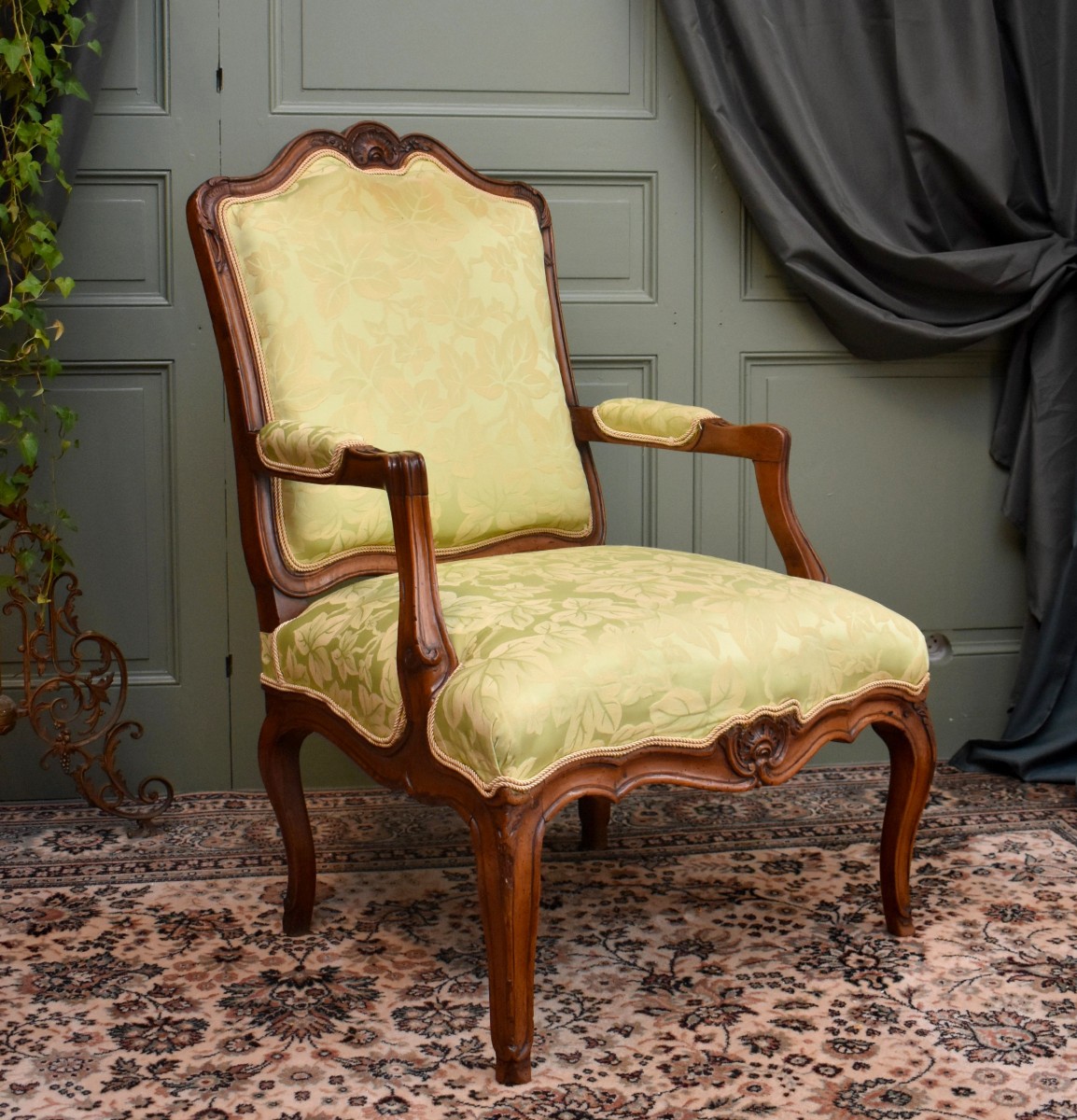 Regency Period Armchair With High Back, Early 18th Century
